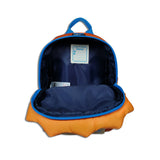 Toddler Mini Orange Personalised Dinosaur Backpack - Terry the Triceratops