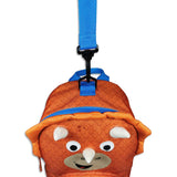 Toddler Mini Orange Personalised Dinosaur Backpack - Terry the Triceratops