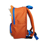Toddler Mini Orange Personalised Dinosaur Backpack - Terry the Triceratops