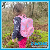 Toddler Mini Pink Personalised Unicorn Print Backpack