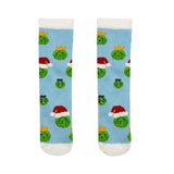 Squelch Christmas Sprout Mini Welly Sock 3-6 Years