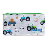 Boys Green Tractor Pencil Case