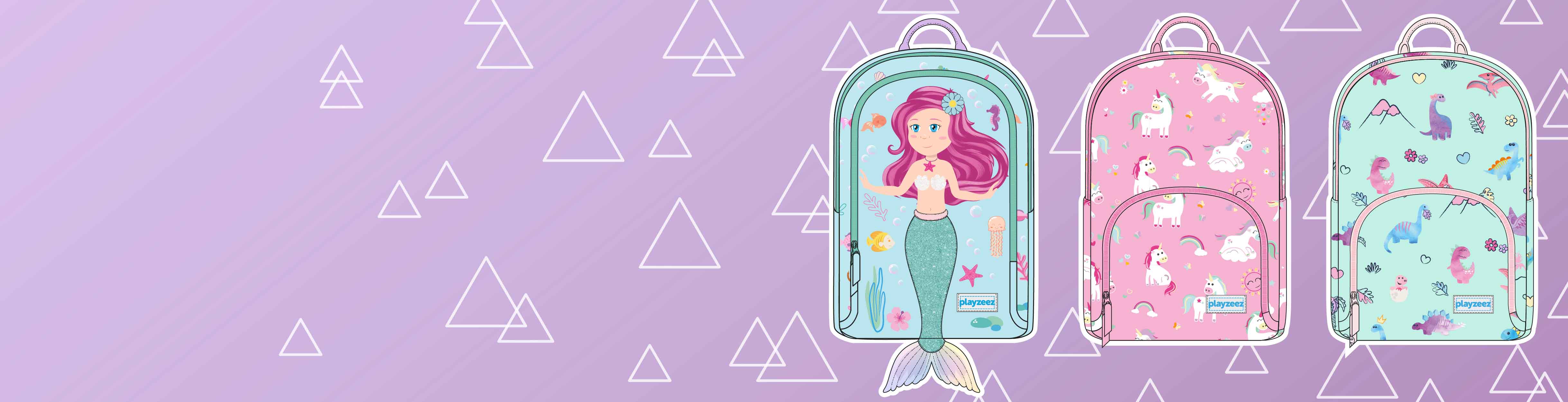 Playzeez Girls School Backpacks