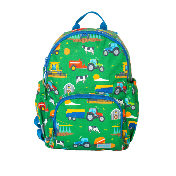 Boys Medium Personalised Tractor & Farm Backpack